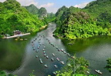 TRANGAN BOAT TRIP AND TAMCOC BIKING 1 DAY TOUR from 34 USD/person only